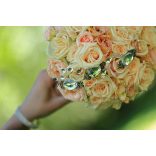 Strasszos menyasszonyi csokor