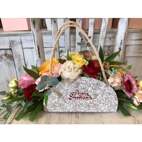 Szülő köszöntő virágtáskák