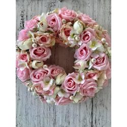 Művirágos pasztel ajtódísz