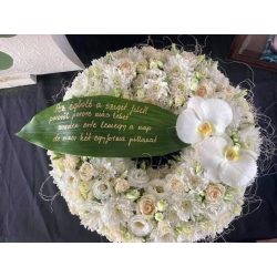 Exkluzív  tűzött koszorú